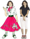 Poodle Skirt cutout